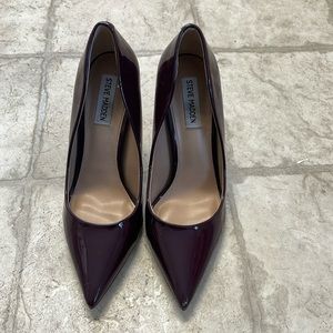 STEVE MADDEN - EVELYN BURGUNDY PATENT